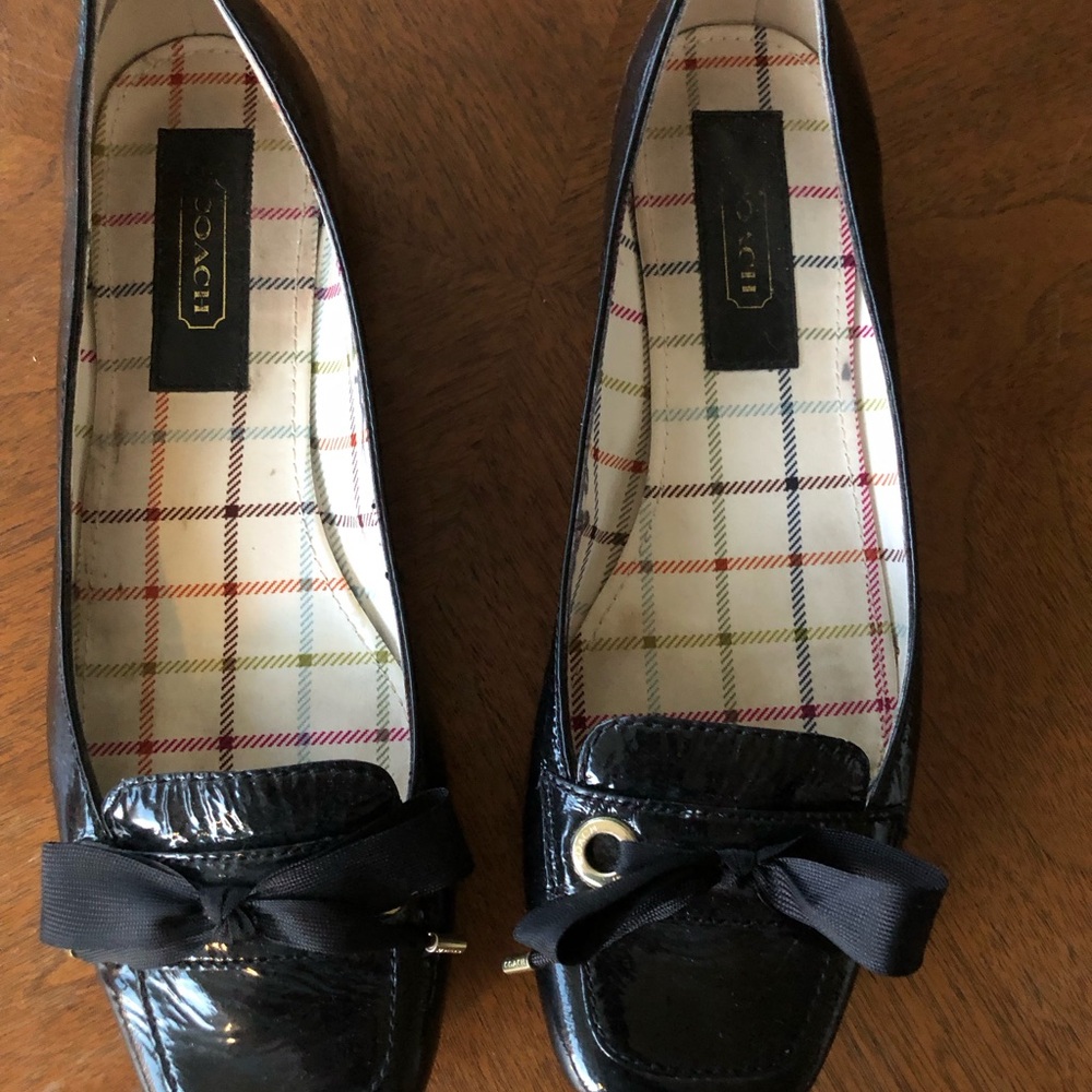 Coach patent leather flats 8.5 - Picture 2 of 6